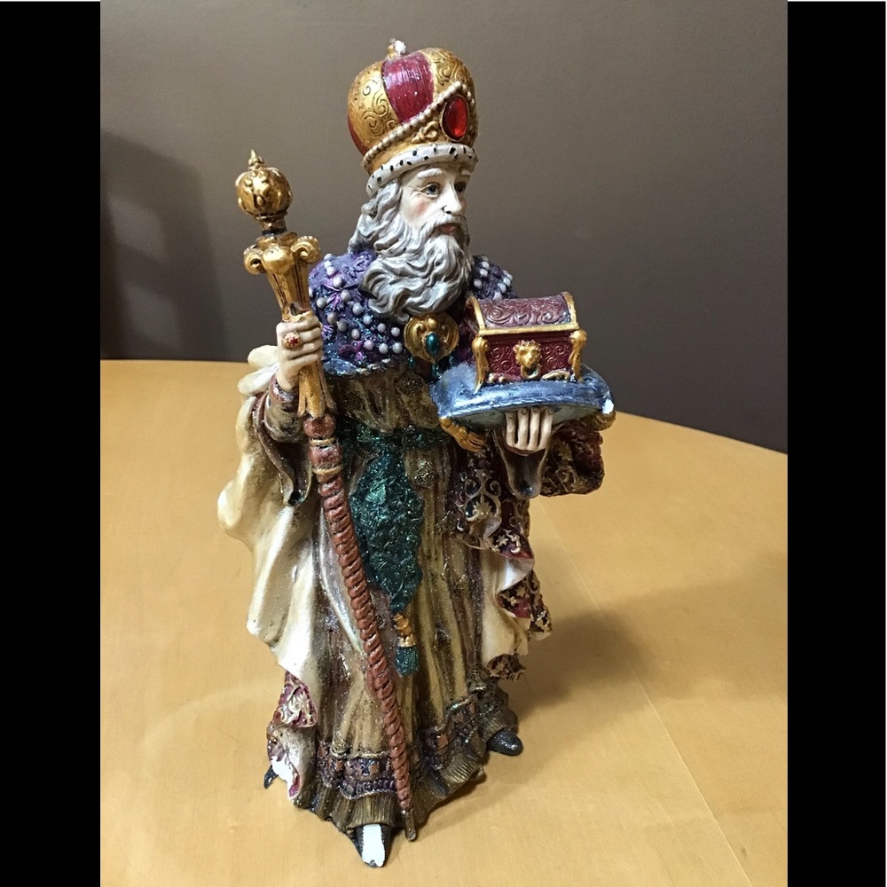 Melchior Cold Cast Nativity Figurine by Christopher Radko